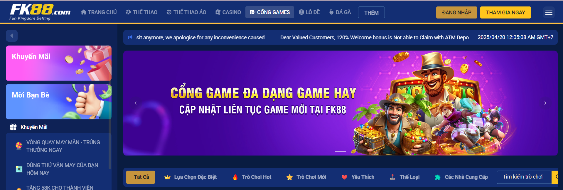 Công game